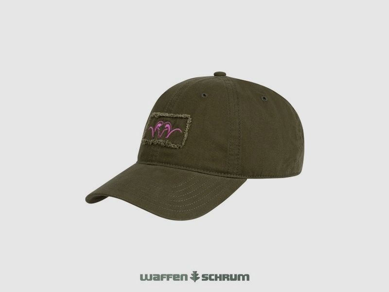 Blaser Cap Argali Woven Badge  Dunkel Oliv/ Heidekraut