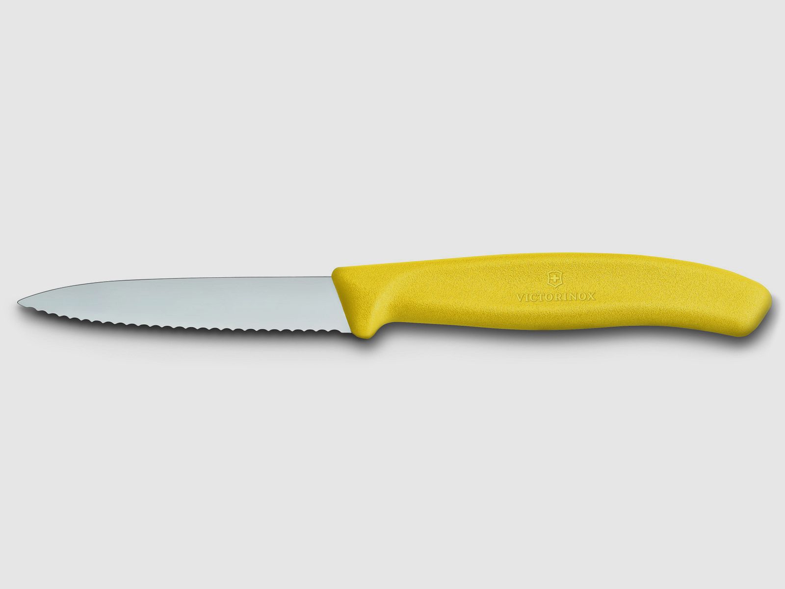 Gemüsemesser Welle gelb