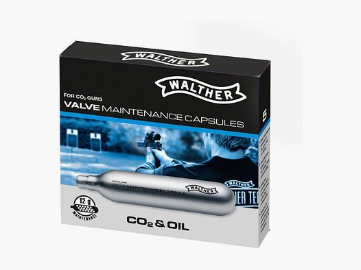 Walther CO2 Ventil-Wartungskapseln Inhalt: 5 x 12 g