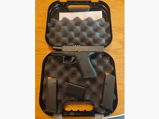 Glock 43X 9x19 mm – Top condition, only about 50 rounds, incl. holster & 180 rounds Norma Safeguard