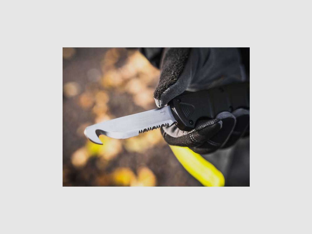 Böker Plus RESCUE OTF Kalaschnikow Rettungsmesser mit Glasbrecher, §42a BKA Bescheid frei führbar