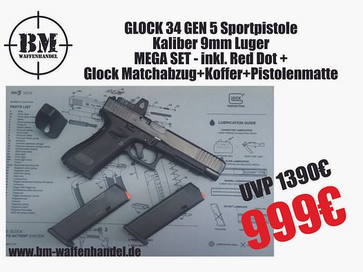 Glock	 34 Gen5 FS/M.O.S