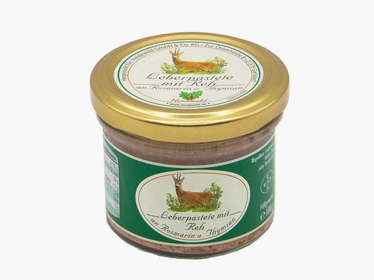 Heidewild Leberpastete mit Reh an Rosmarin & Thymian