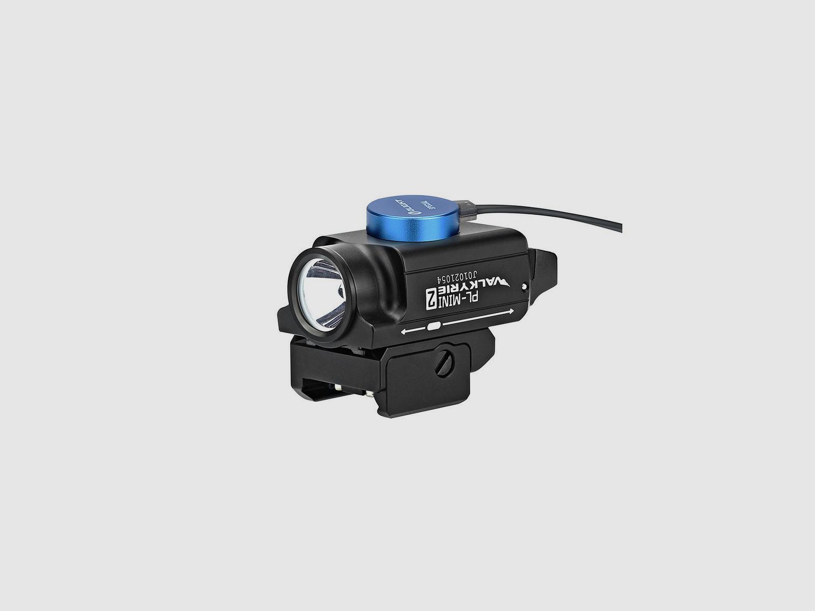 LED flashlight for compact weapon PL Mini II Valkyrie 600 lum. Olight black, image 7 of 66