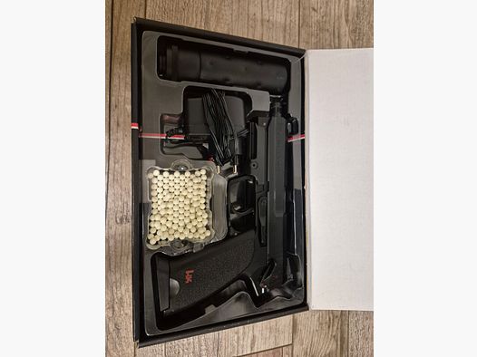 Heckler & Koch USP Tactical eléctrico, completamente automático, silenciador