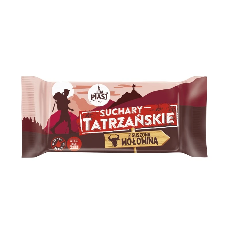 Fette biscottate Tatra Piast con carne bovina essiccata 70 g