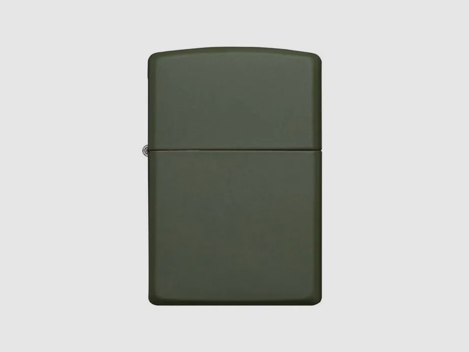 Zippo Benzinfeuerzeug matt Grün ( Oliv )