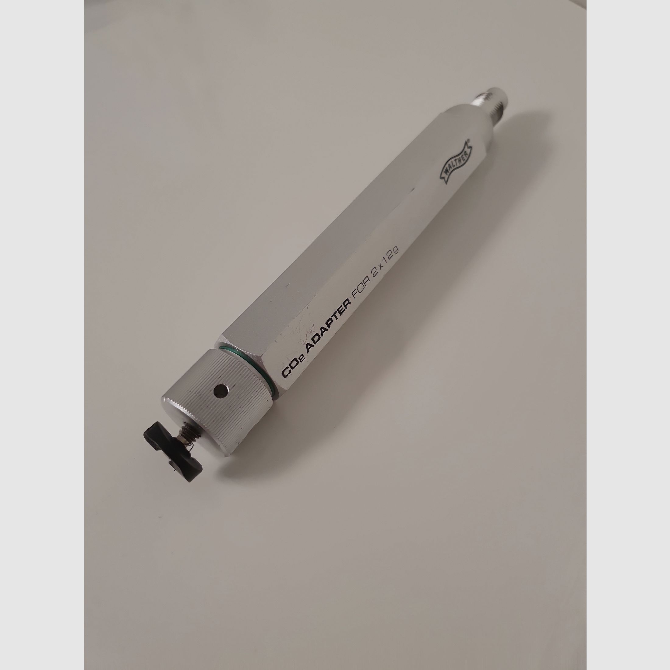 CO² adapter for 2x 12g from WALTHER with replacement seal