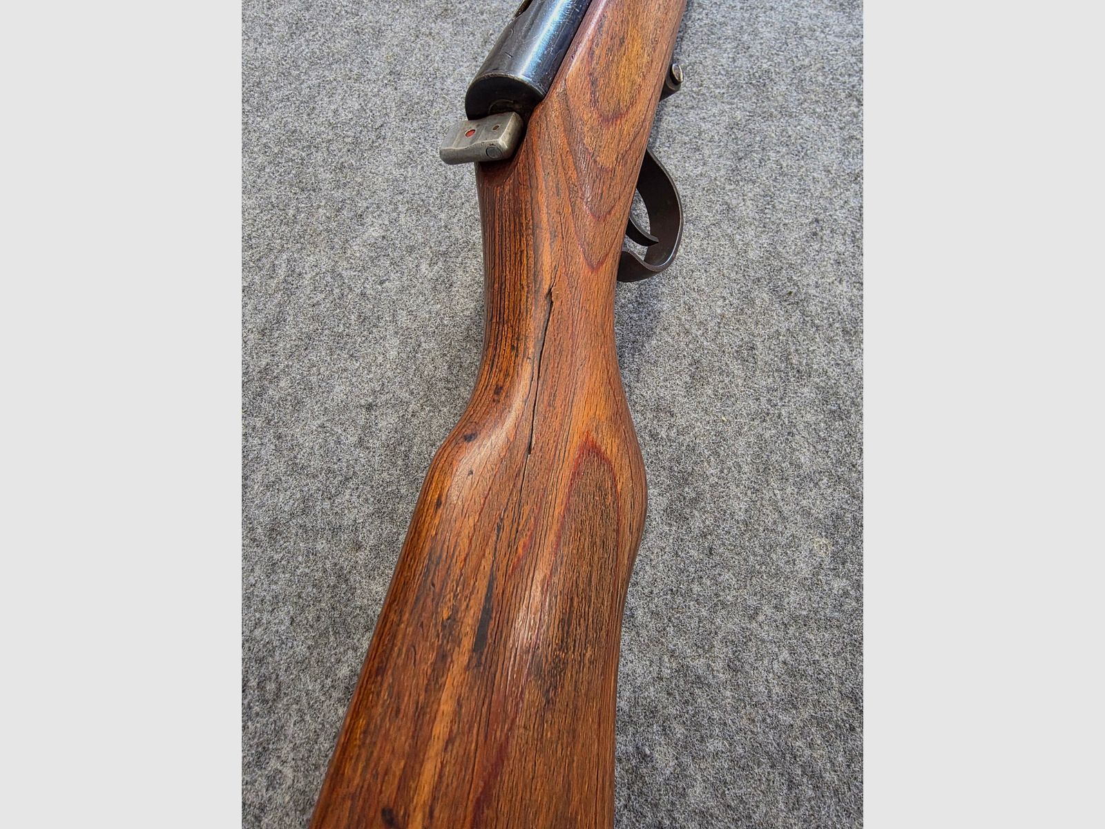 Haenel Mod. 49a z kolbą z drewna warstwowego z 1957 roku w dobrym stanie, samopowtarzalny, nie 310