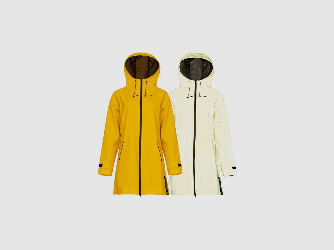 Paikka Damen Regenmantel Visibility Gelb L-XL