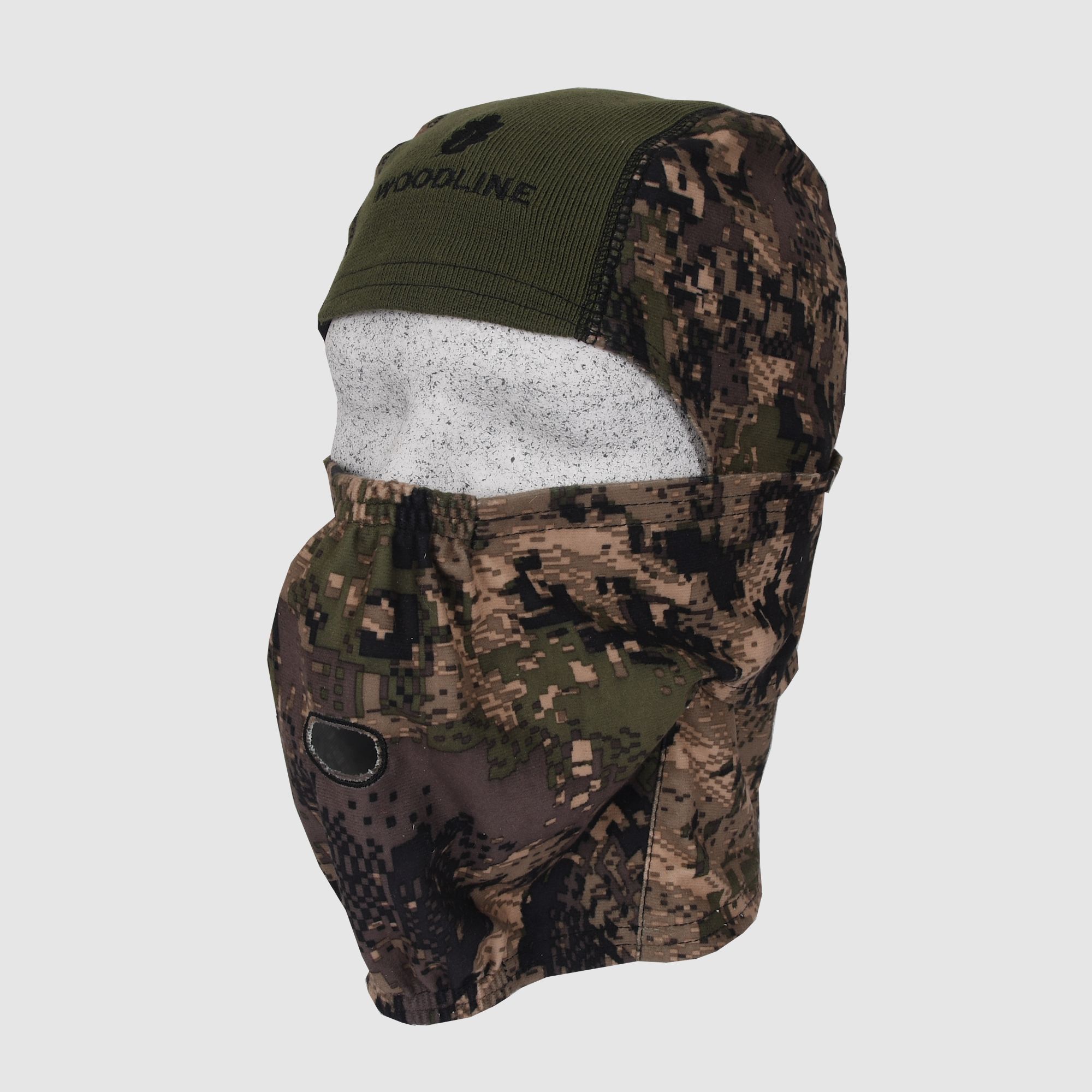 Woodline Balaclava Camouflage Grün