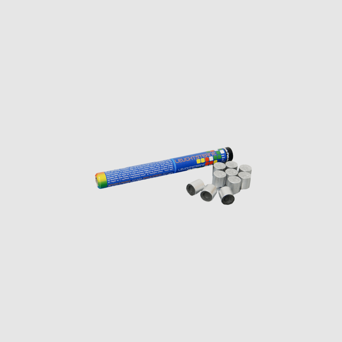 Zink Feuerwerk 4 Farben Signalsterne 10 Stk. 15 mm