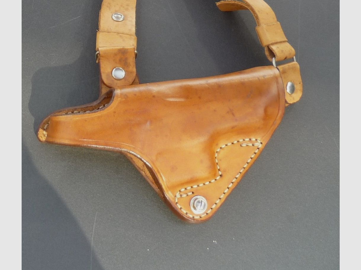 HKDesign Holster Art. Nr. 028 Schulterholster mit abknöpfbarer Mag. Tasche für SIG 226   - Rechtshänder - 2.Wahl