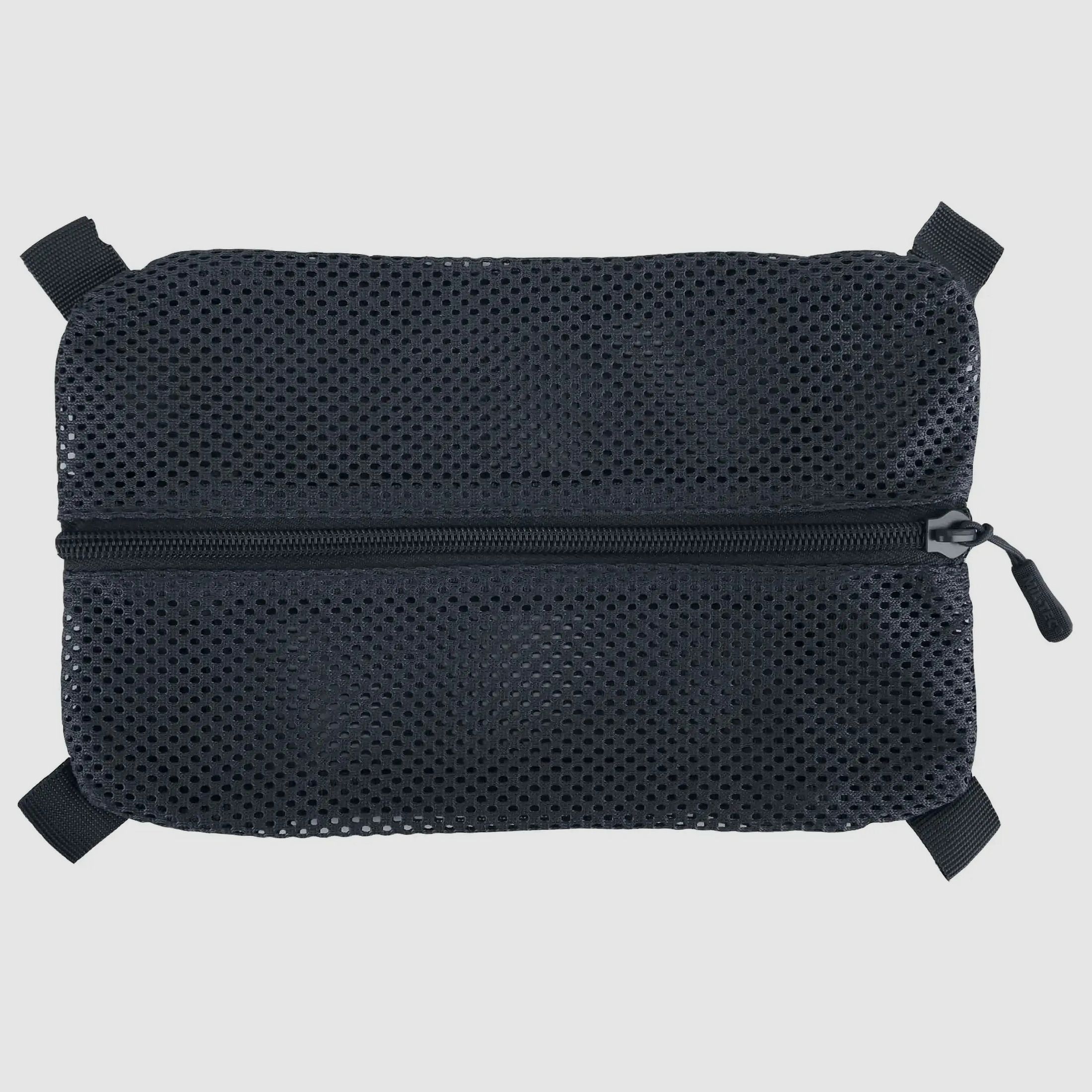 Mil-Tec Sac en Maille avec Velcro L - Noir