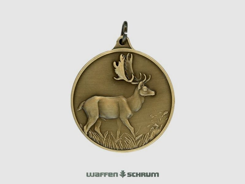 Steinhauer&Lück Jagdmedaille Damhirsch 40 mm bronze