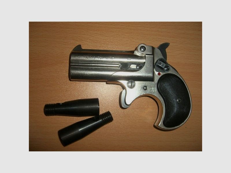 Röhm Noris Derringer Cal. 9 mm Platz vernickelt PTB 276