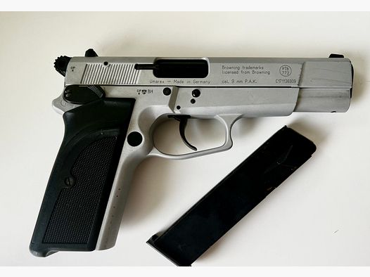 Browning GPDA 9mm P.A.K blank firing