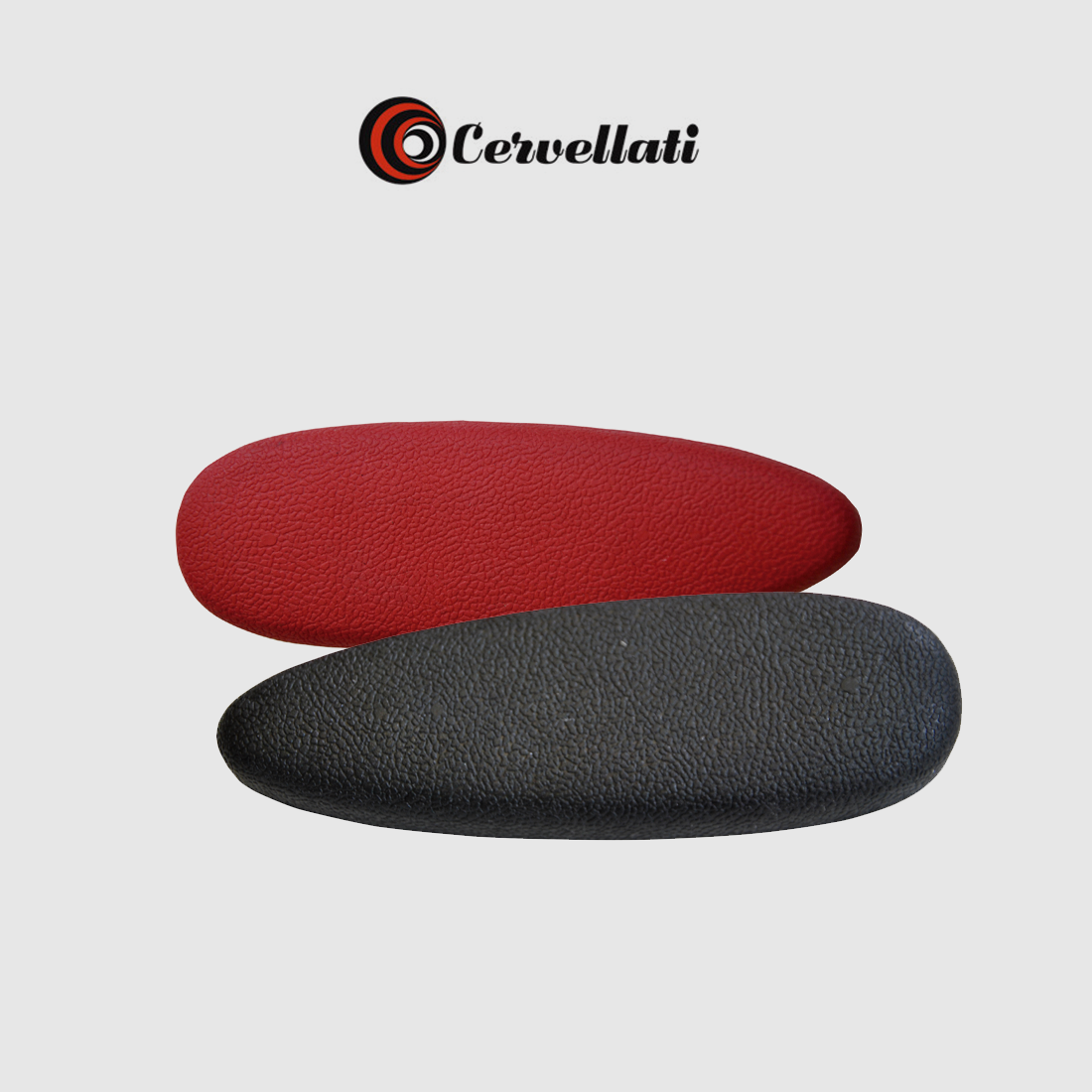 CANTONERA CERVELLATI AUS GUMMI EFFEKT LEDER 23mm. SCHWARZ, Bild 1 von 3