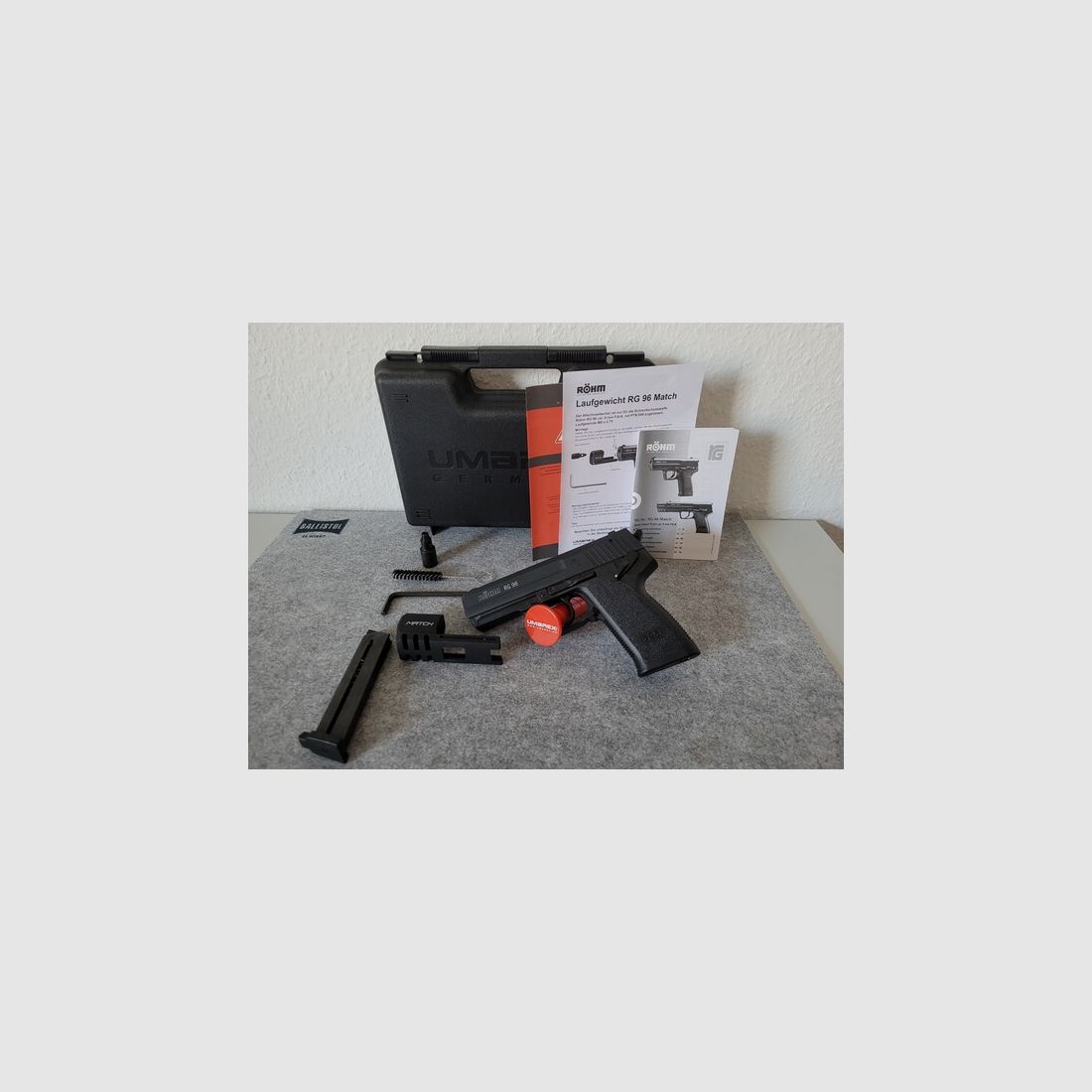 Röhm RG96 Match, cal. 9mm P. A. K.
