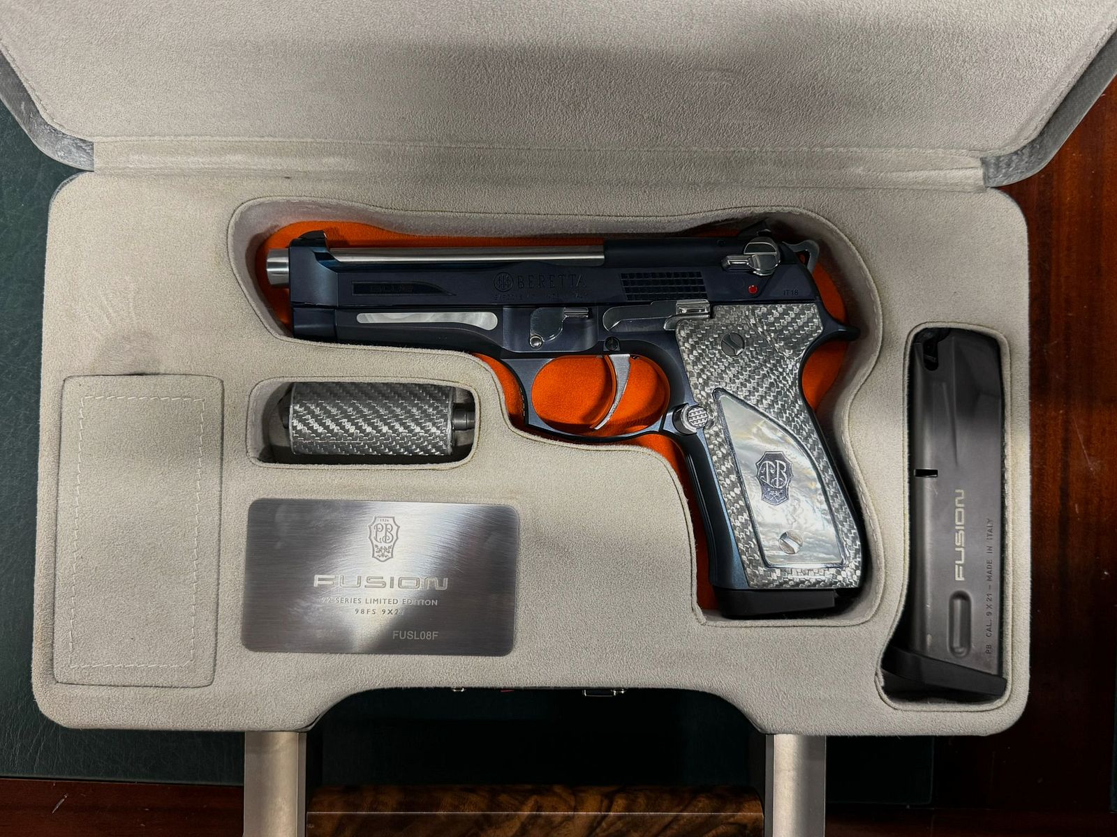 PISTOLE BERETTA 98 FUSION BLU LIMITED EDITION