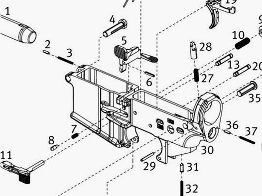 Heckler & Koch Spare Parts MR223 A3