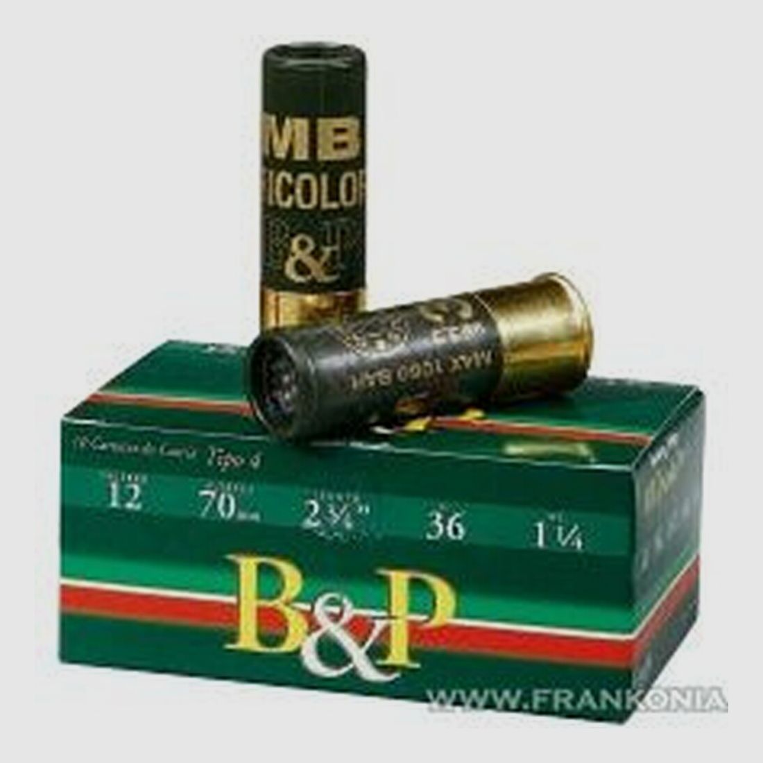 Baschieri & Pellagri 12/70 Tricolor 3.3mm 36g, imagen 2 de 2