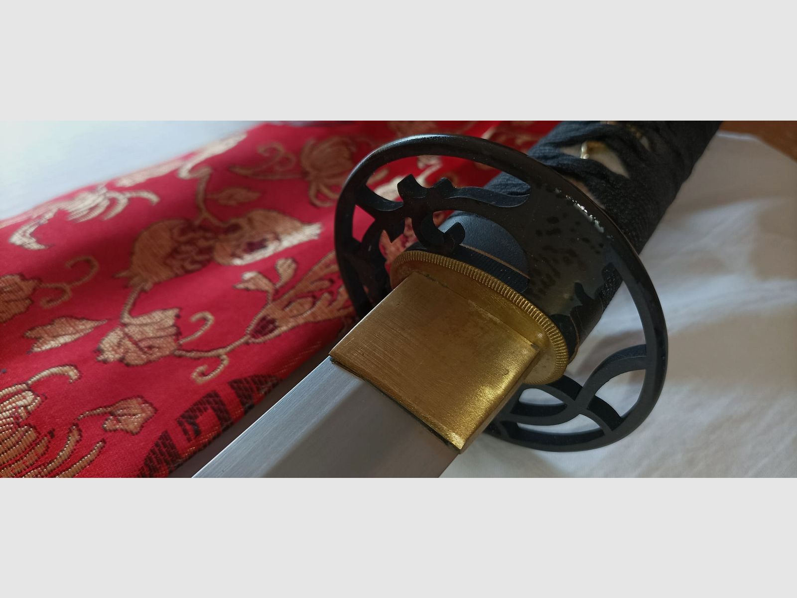 Katana Samuraischwert mit Gyaku-Kobuse Klinge – 1095 Carbonstahl