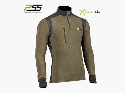 PSS X-treme Polar Fleeceshirt Grün/Schwarz