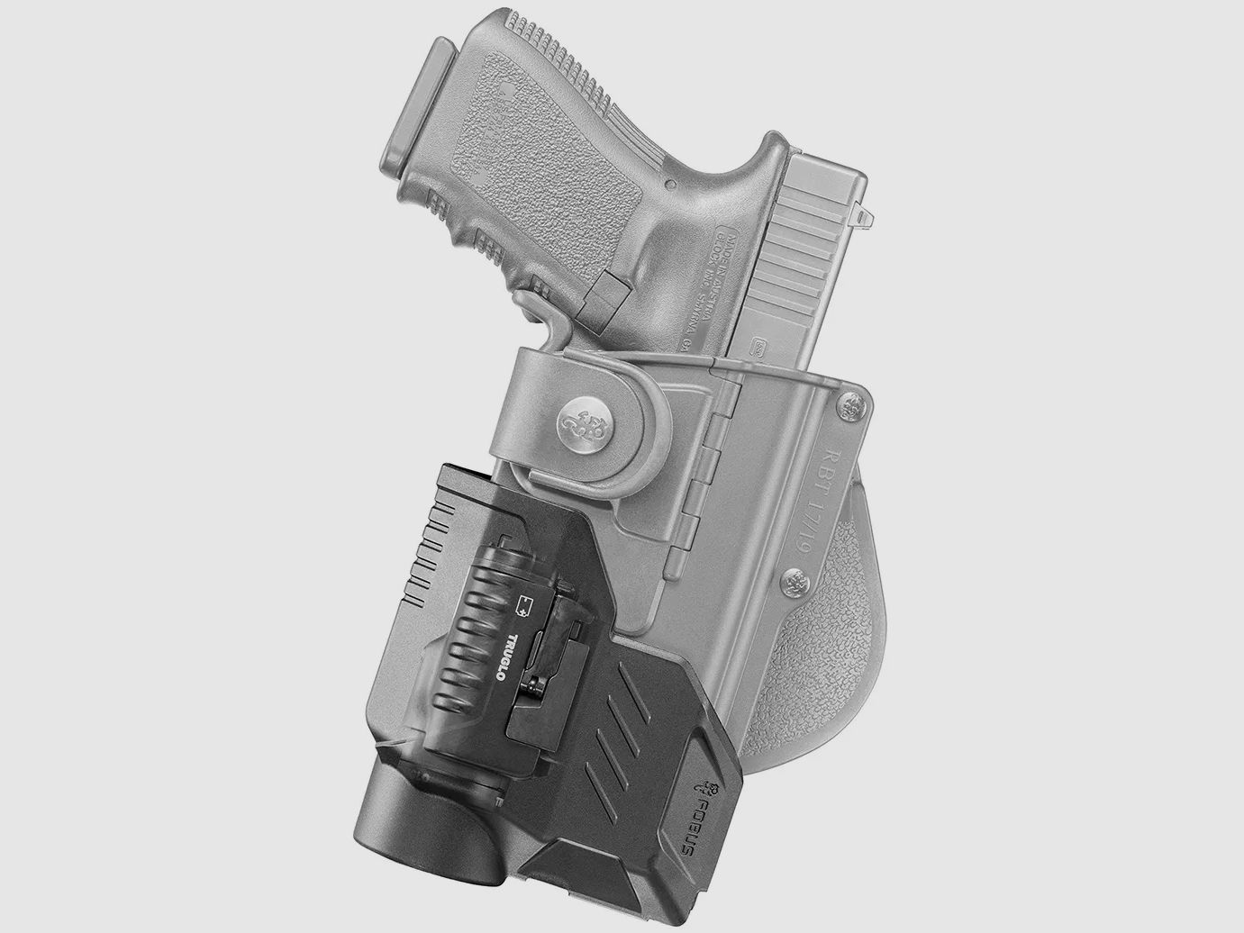 RBT17 Tactical Holster for Glock 17,22,31 + Lighthouse II & III, image 2 sur 8