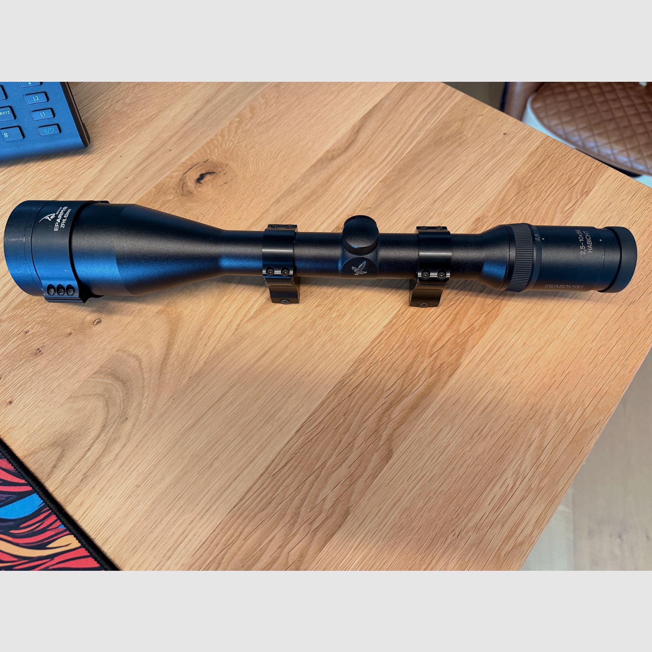Swarovski Habicht 2,5-10x56 Zielvernrohr, EPARMS Adapter 