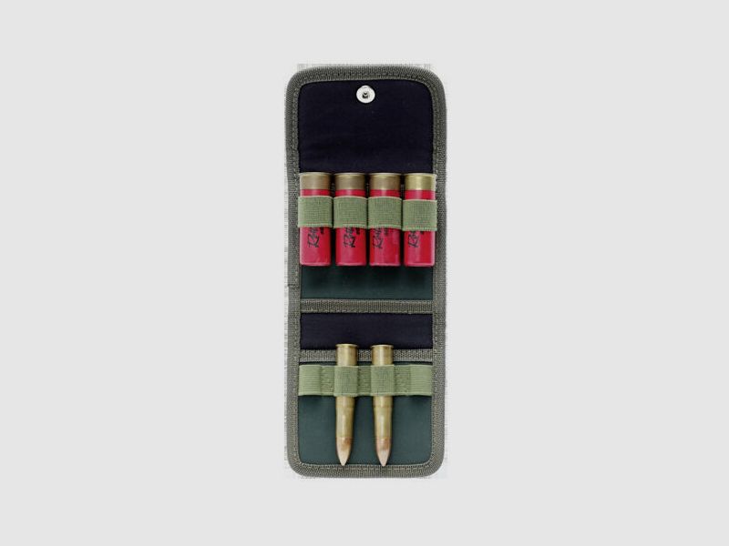 Fritzmann custodia per proiettili e cartucce in nylon, verde