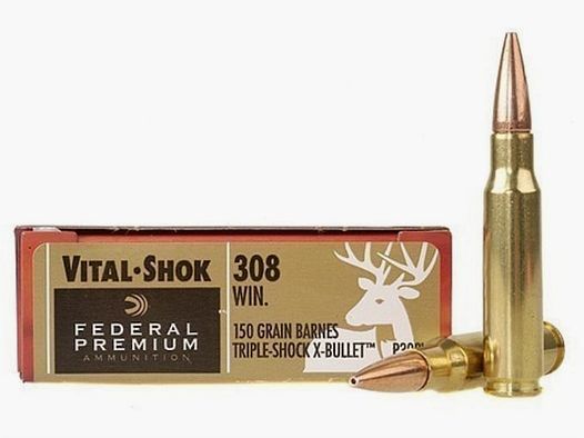 Federal Premium Barnes TSX .308 Win. 150GR HP 20 cartuchos