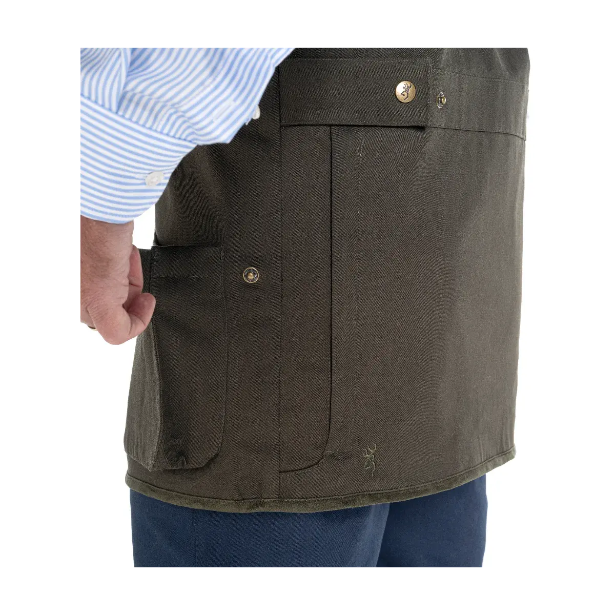 Gilet Browning Norfolk Dunkelgrün, Bild 6 von 8