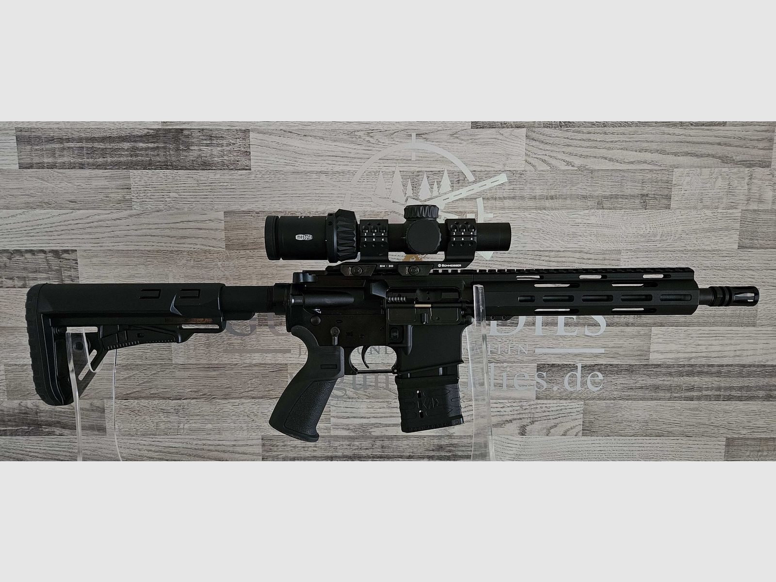 LuxDefTec LDT15 AR15 L4S 10,5" .223Rem - Set met Meopta ZF - Nieuwe goederen van de vakhandel