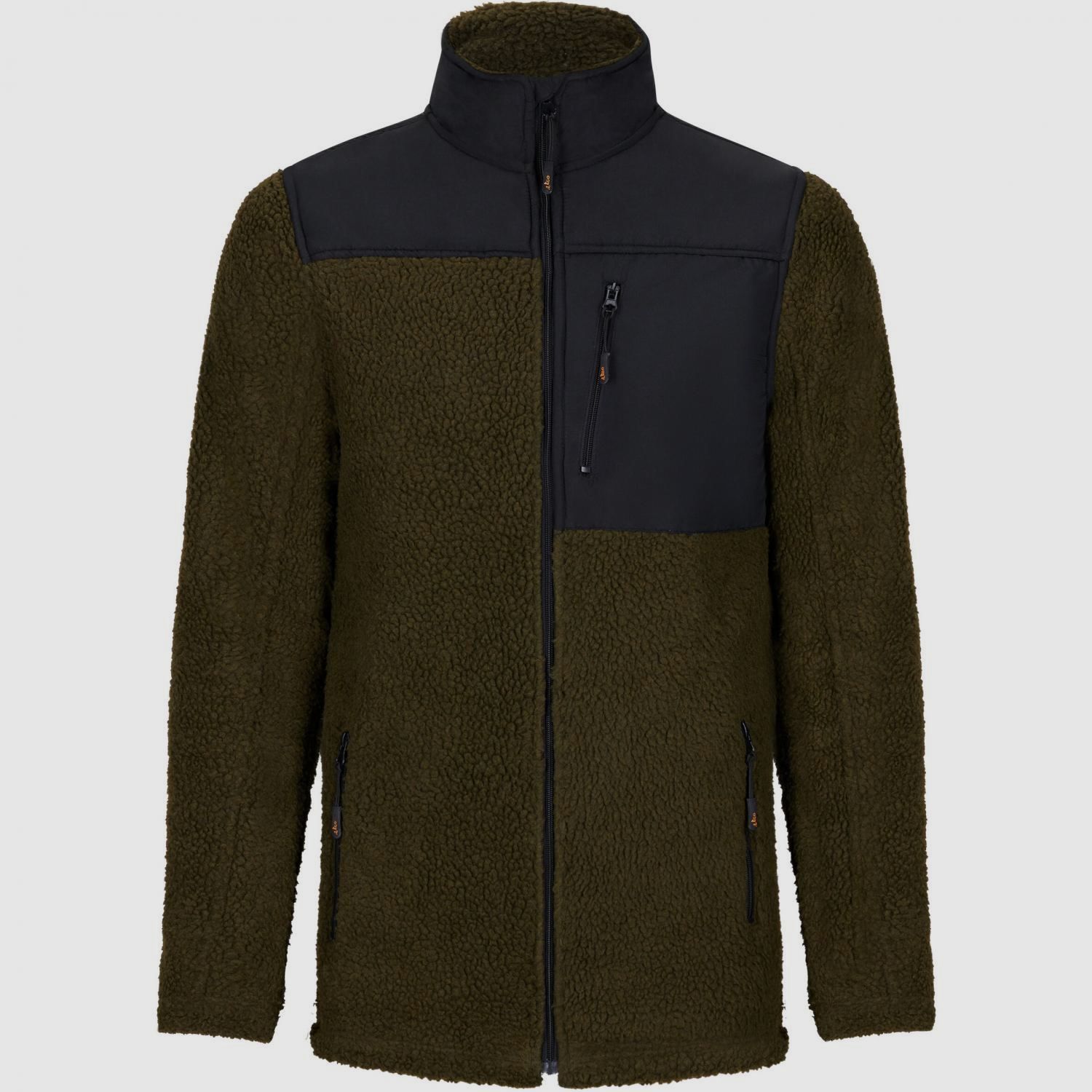 Faserpelzjacke Kanada Herren (Oliv/Schwarz)