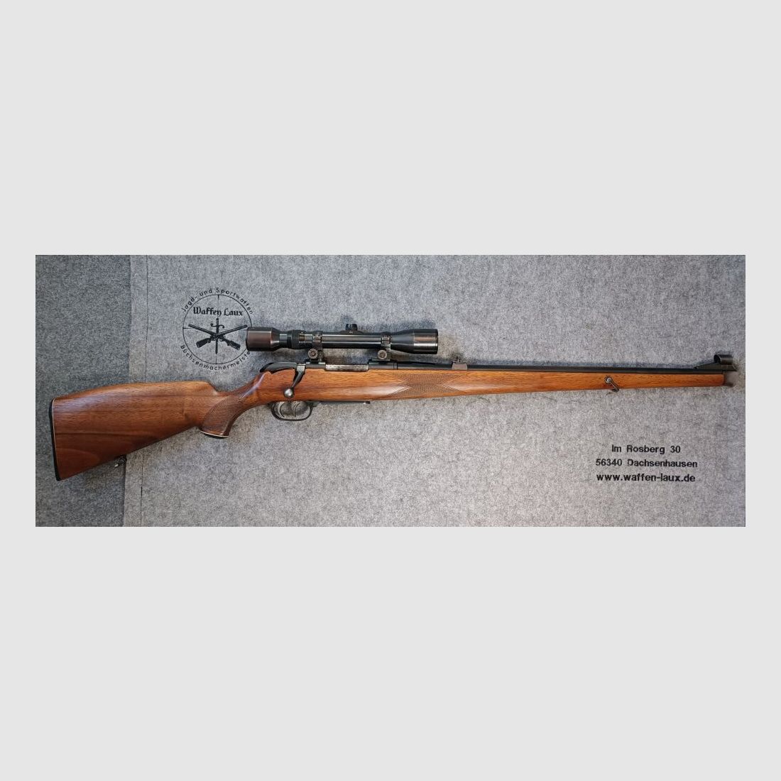 Fusil à répétition Krico Kriegeskorte avec optique Hubertus 4x