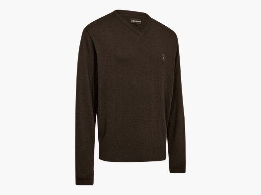 Deerhunter Harrington Maglione a V Collo Marrone melange S