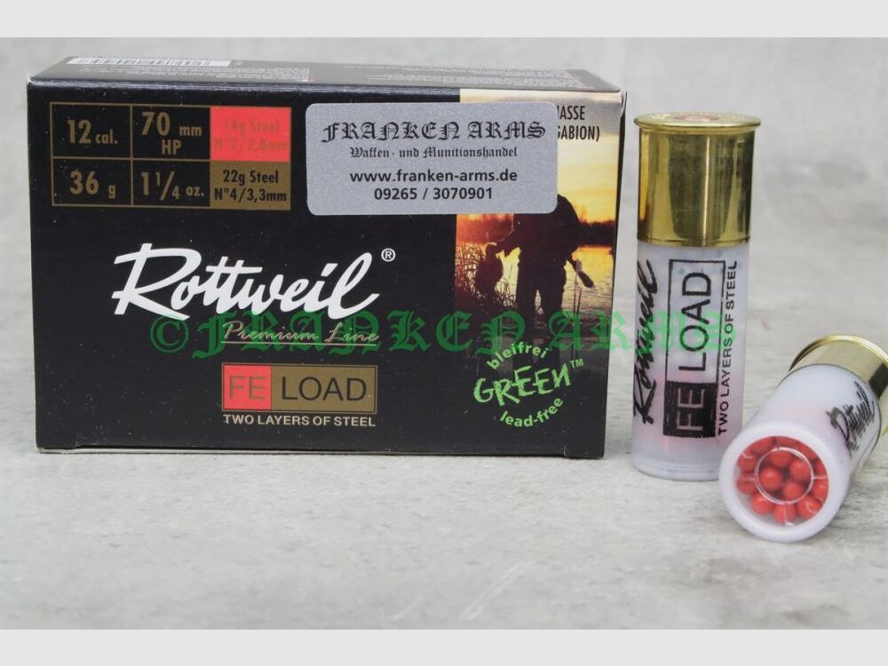 Rottweil FE-LOAD 12/70 HP 10Stück Staffelpreise