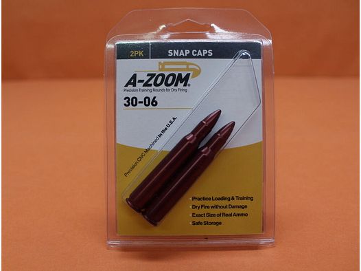 A-Zoom A-Zoom Exerzier-/ Pufferpatrone Alu .30-06Spring Set mit 2 Stück (12227)