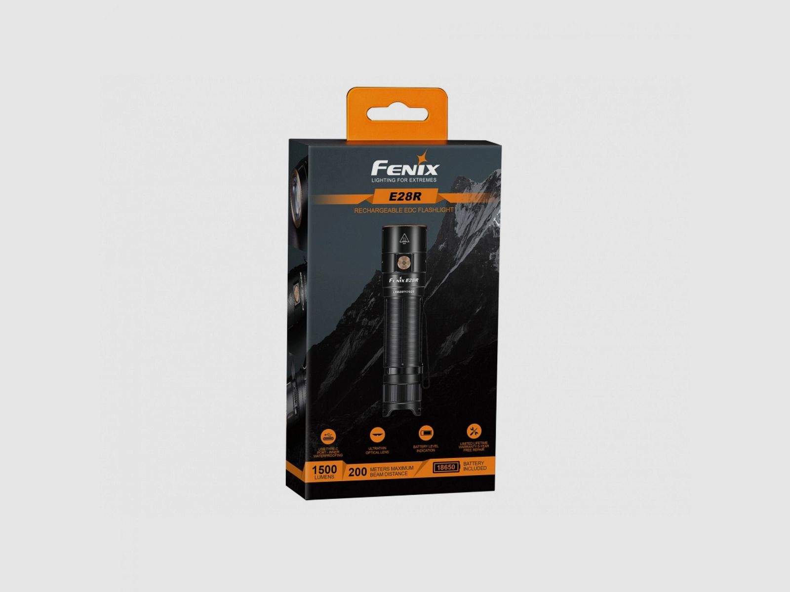 Lampe torche LED Fenix E28R, image 9 sur 14