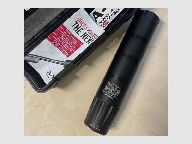 A-Tec Schalldämpfer f. EWB-Waffen H3-3 Serie (.30/7,62mm) A-LOCK-System - Teleskop-SD