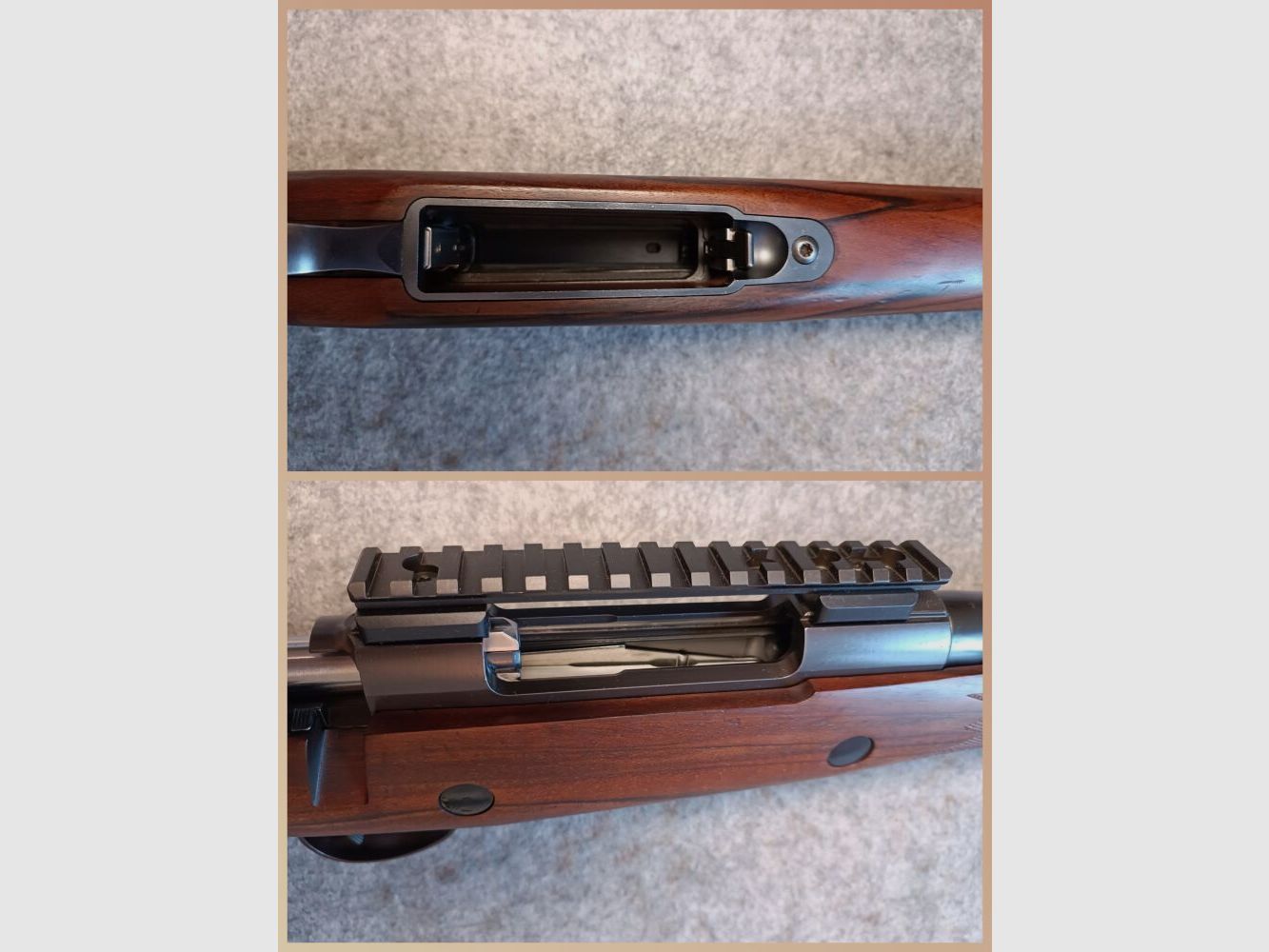 SAKO Finland	 Mod.  85 Black Bear + Grizzly Holzschaft und SD mit Zubehör