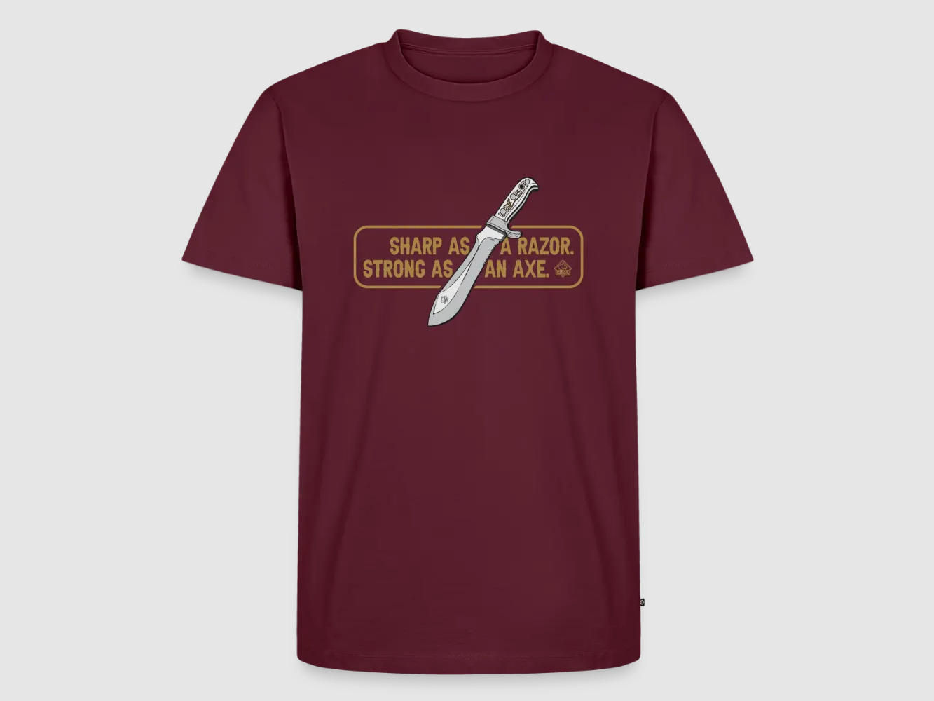 PUMA Men´s Premium T-Shirt "White Hunter Sharp & Strong"