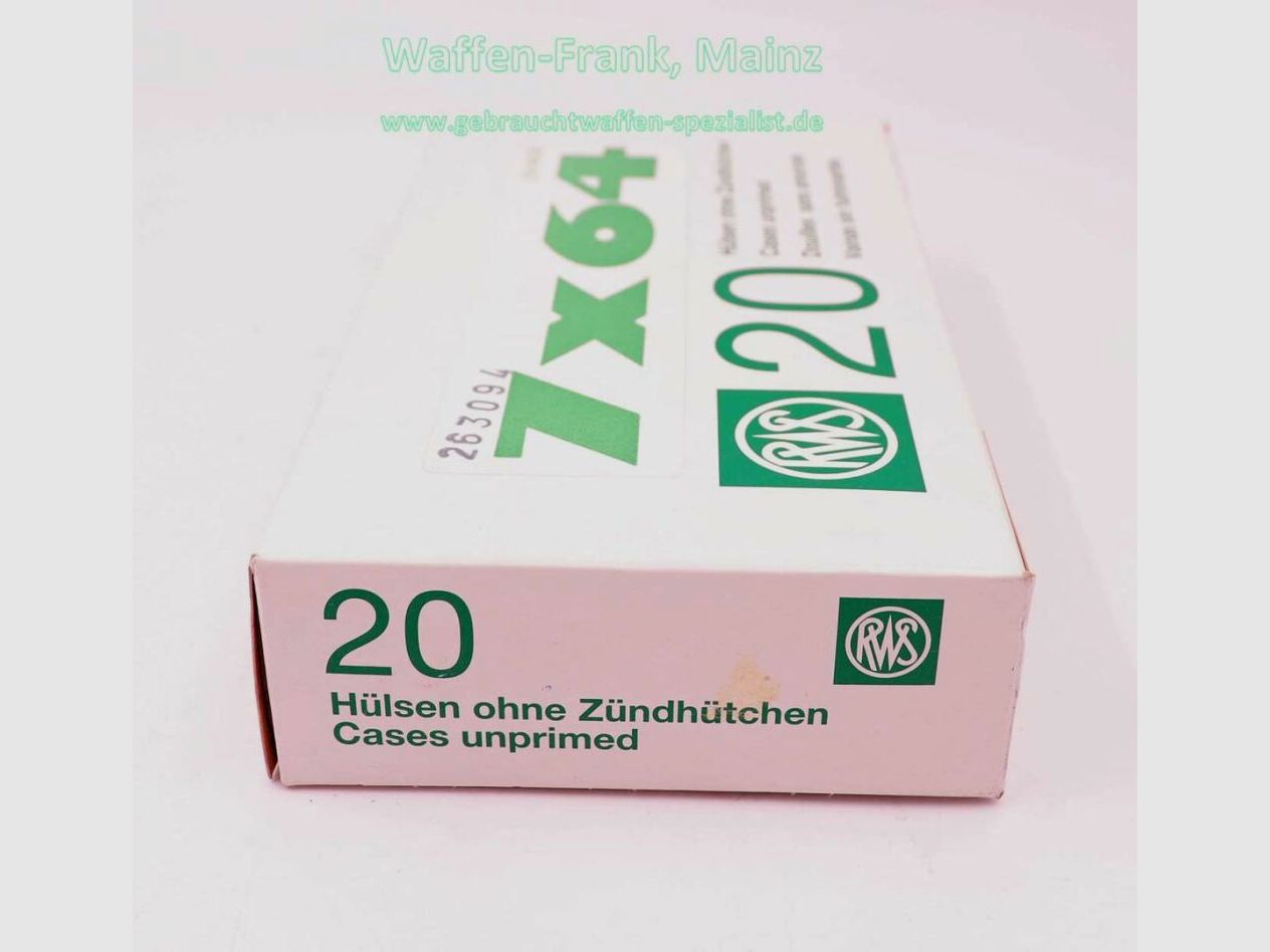 RWS (WZd.Fa.Rottweil) Langwaffenhülsen