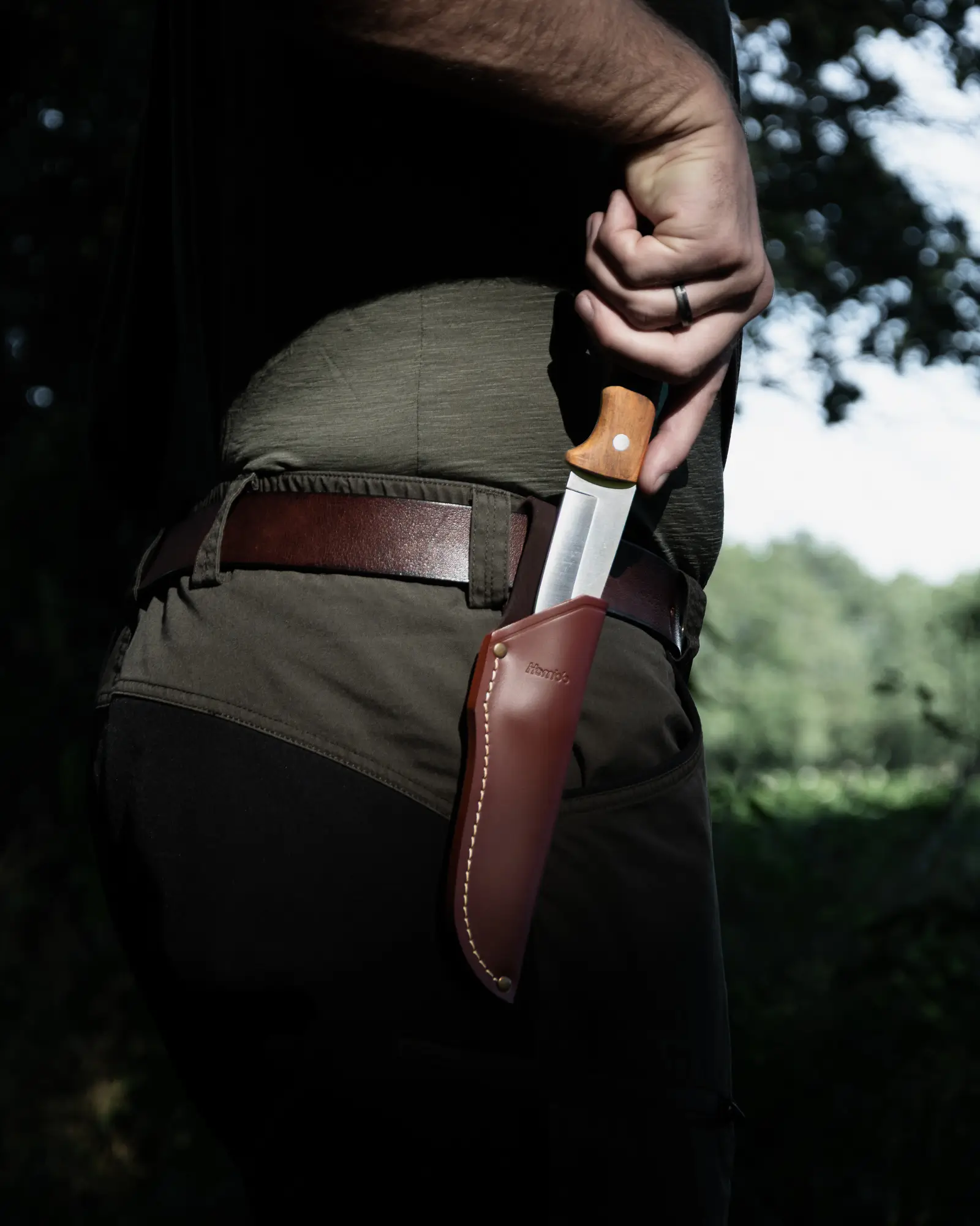 Horrido Ciervo Cuchillo de caza, imagen 9 de 9