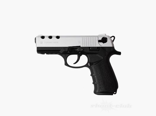 Zoraki Zoraki 4918 matte chrome 9mm P.A.K.