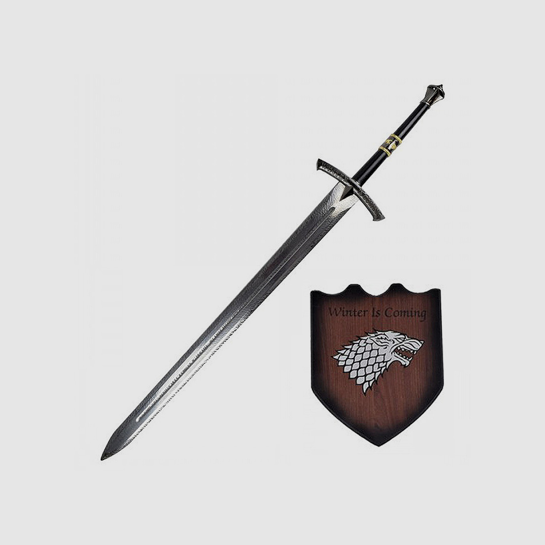 Eddard Stark Schwert mit Wandtafel