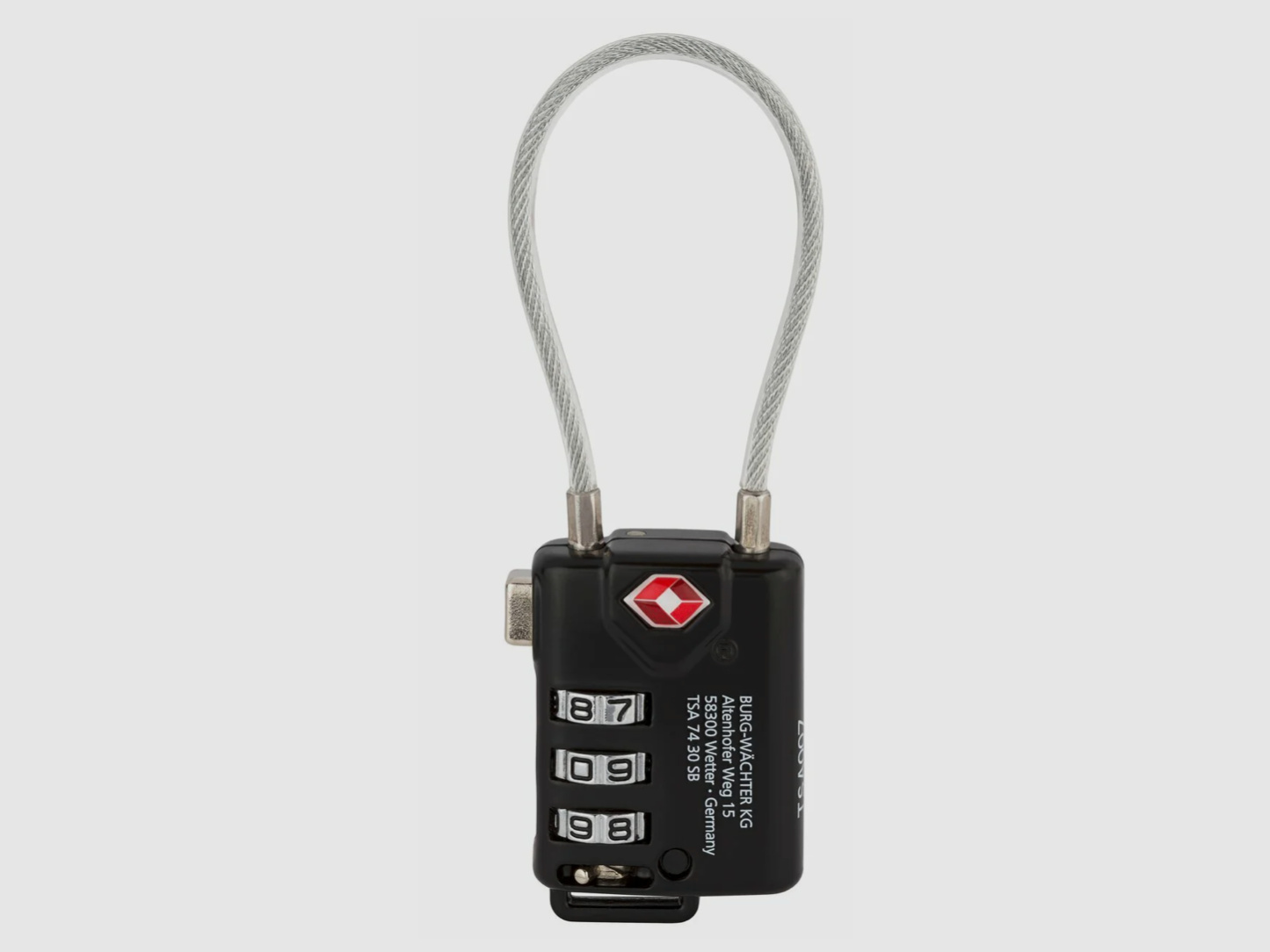 Burg Wächter TSA 74 30 security combination lock black