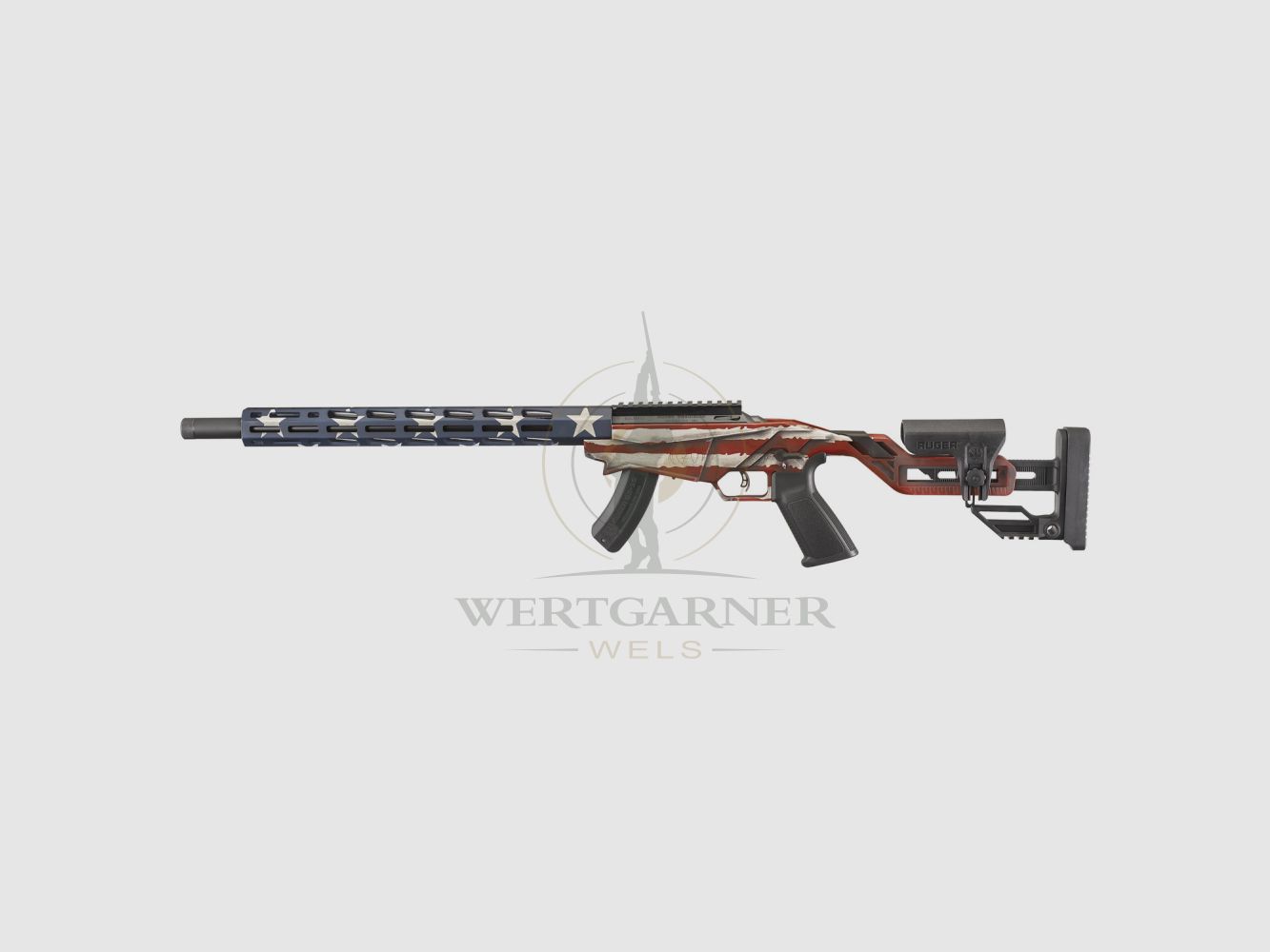 Ruger Precision Rimfire .22LR LL18" American Flag, Bild 4 von 4