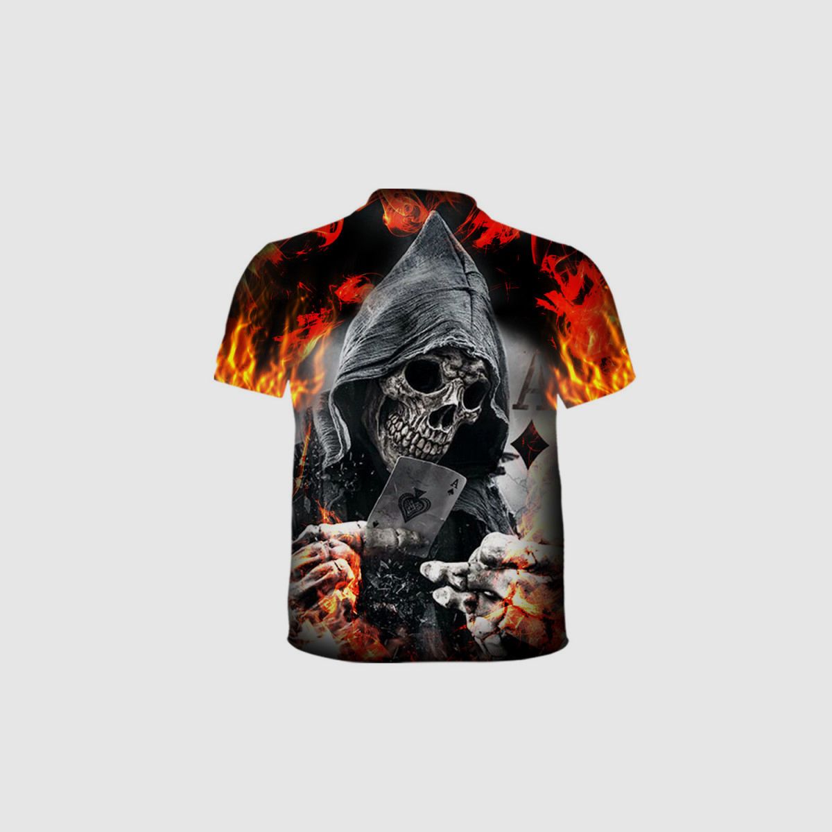 DED Skull T-Shirt, Größe: L, Benutzerdefinierter Name: Kein Name, Kleidungstyp: Kinder, Bild 2 von 3